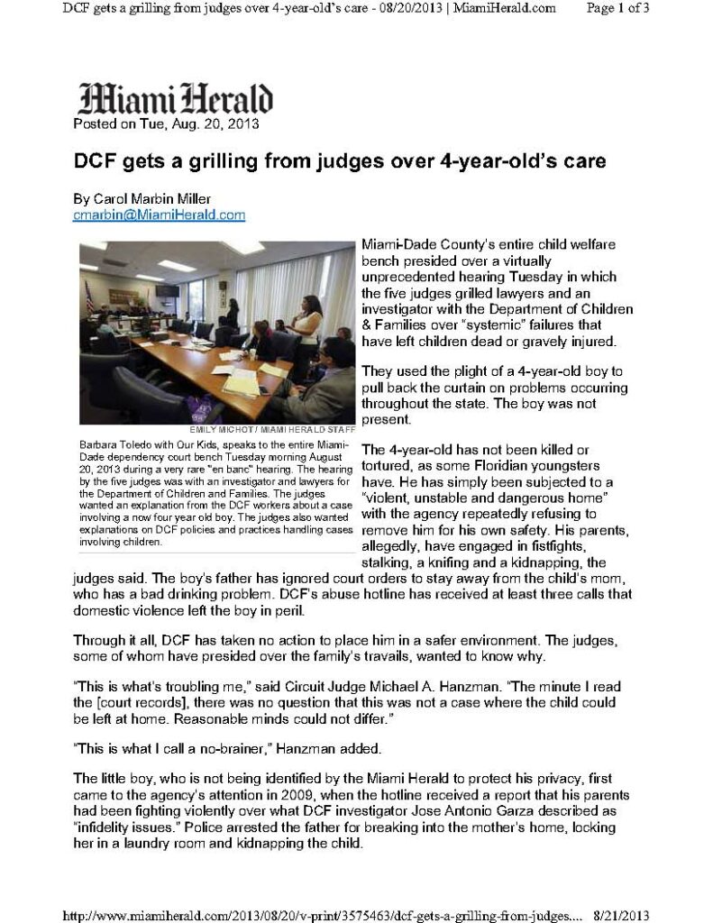 Article - DCF gets a grilling from judges over 4-year-old''''''''s care 8-21-13_Page_1